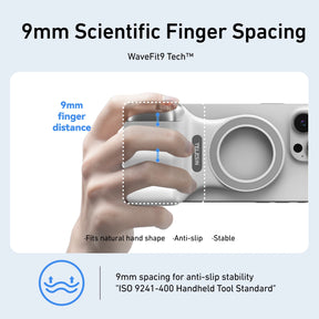 TELESIN ™ Phone Camera Shoot Hand Grip - Magnétique Portez avec télécommande pour iPhone et Android