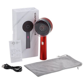 Electric Massage Comb 3 Modes Portable Red Light Laser Comb for Hair Follicle Hair Follicles On The Head Essence Oil Applicator