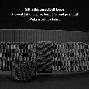 Fashion Men's Belt, Men’s Designer Belts  Alloy Automatic Buckle, Canvas Belt, Sports Belt, Large Size 110-160cm Automatic Belt