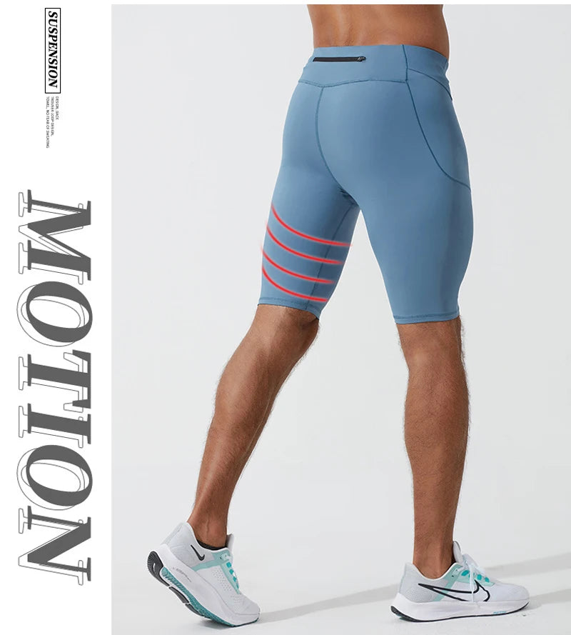 Short de compression pour hommes – Séchage rapide & Coupe extensible