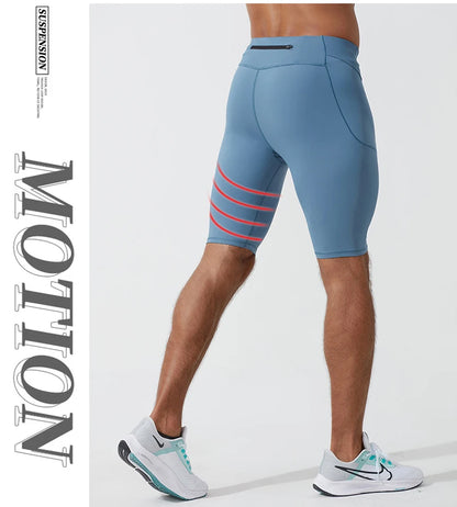 Short de compression pour hommes – Séchage rapide & Coupe extensible