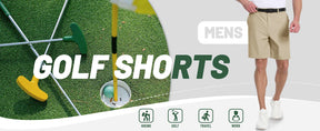 MIAMI TAC - Snel drogende casual- en golfshorts voor heren - stretch & 4 zakken