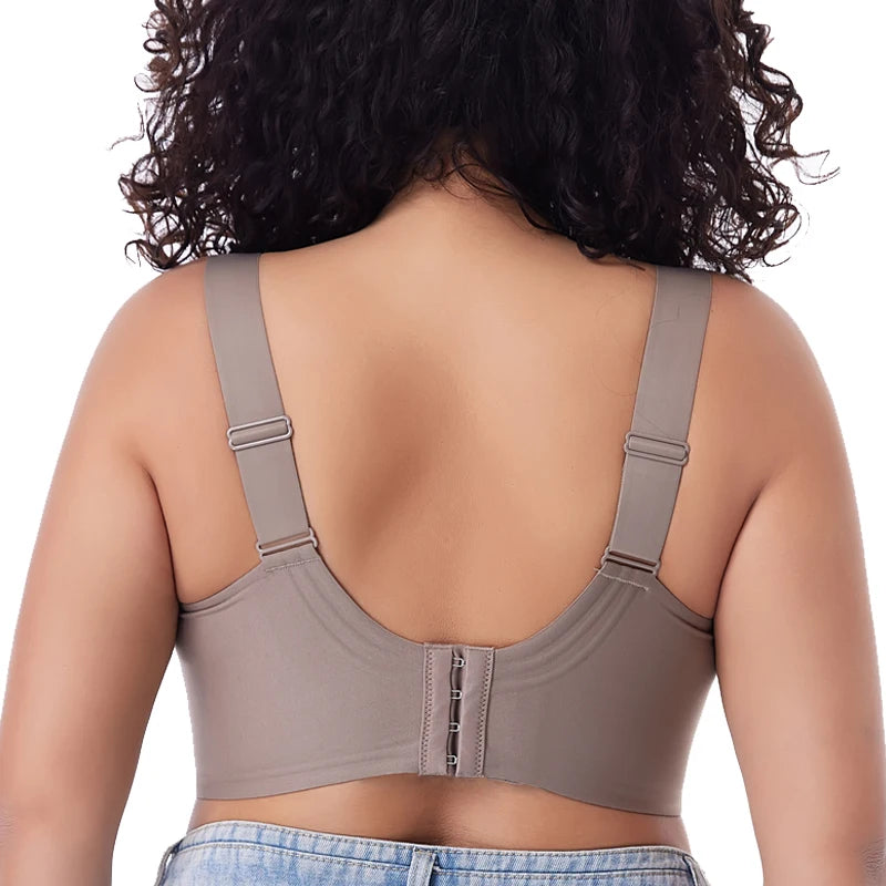 Push up reggiseno per le donne senza cuciture plus size reggiseni sottile tazza wirelette bralelette sexy brassere femme m-6xl