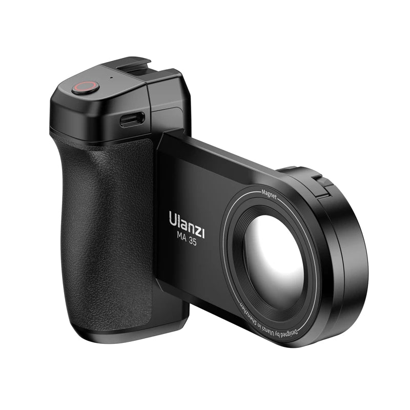 Ulanzi ™ Magsafe smartphone Camera Sluiter Grip Bluetooth Selfie -handvat als camerafoto -stabilisator Verticale horizontale shoot
