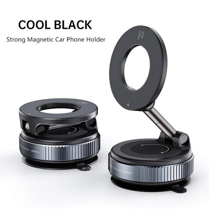 Forte supporto magnetico per telefono per auto Design pieghevole Supporto per aspirapolvere regolabile a 360° per auto/scrivania/bagno/universale