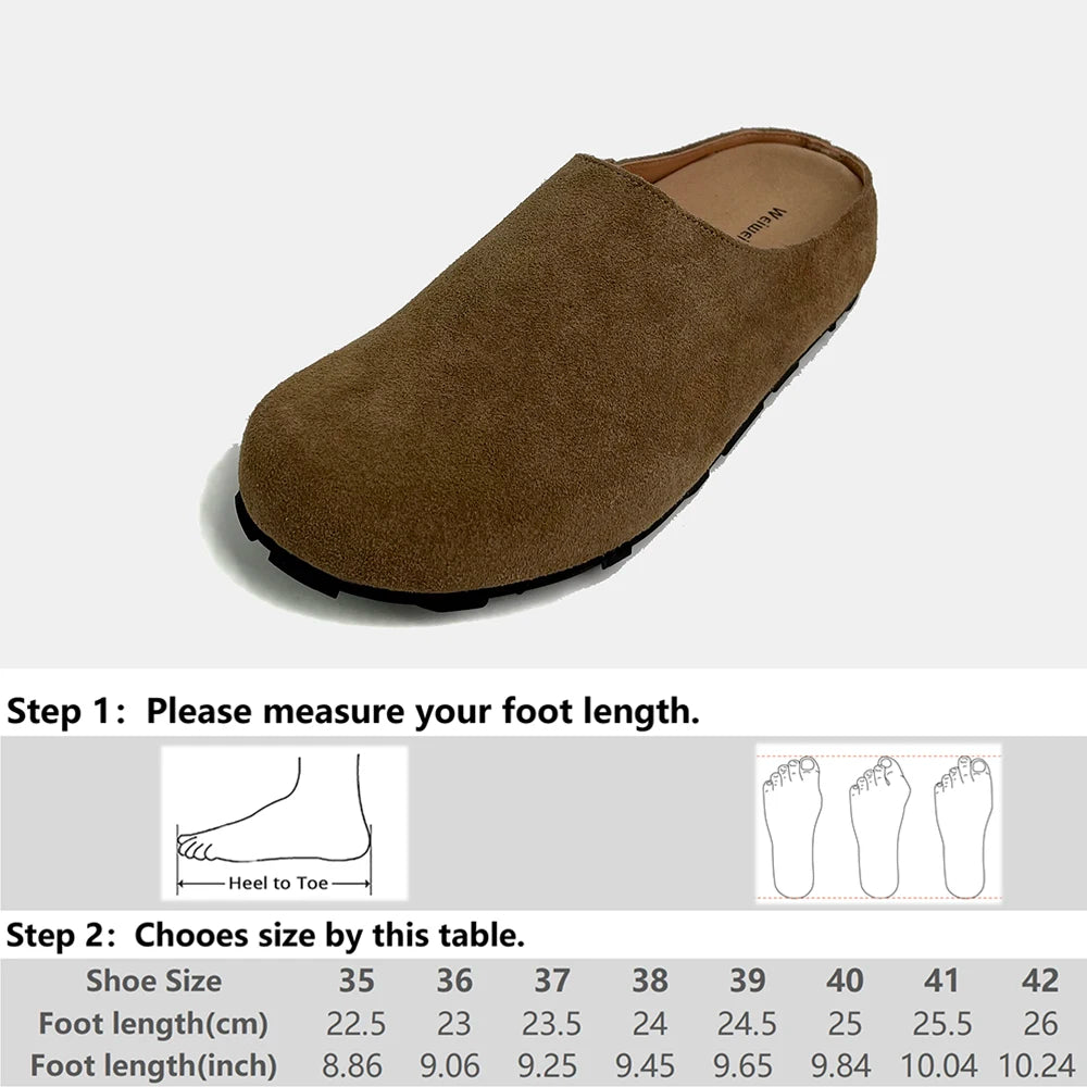 Natural Cow Leather Comfortabele Toslippersp -kwaliteit merk klassieke damesslipper