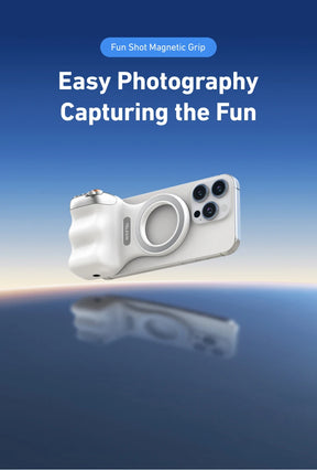 TELESIN ™ Phone Camera Shoot Hand Grip - Magnétique Portez avec télécommande pour iPhone et Android