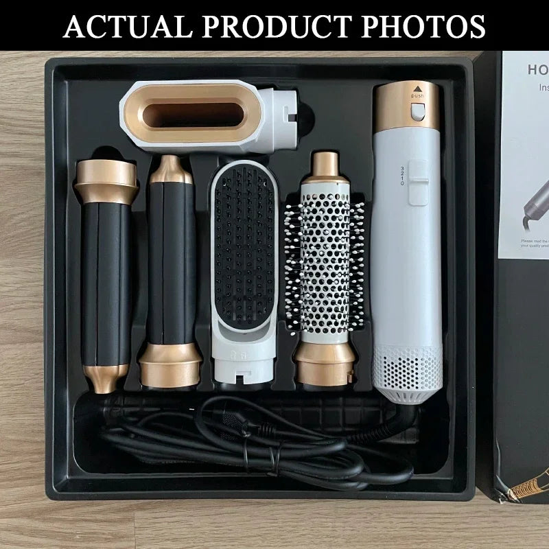 5 em 1 secador de cabelo conjunto pente quente profissional curling ferro alisador de cabelo ferramenta estilo para dyson airwrap secador de cabelo doméstico