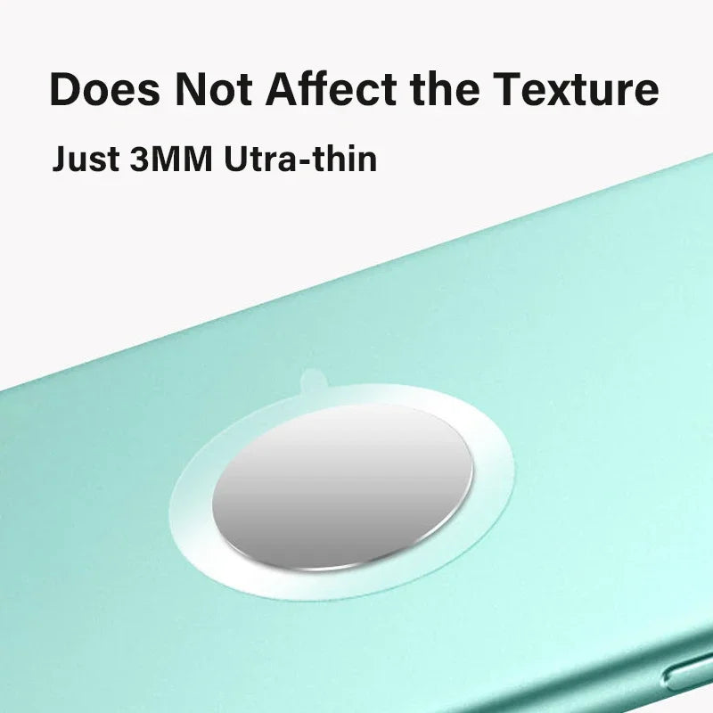 Piastra di metallo magnetico universale per magsafe - bast e fissa il telefono ovunque