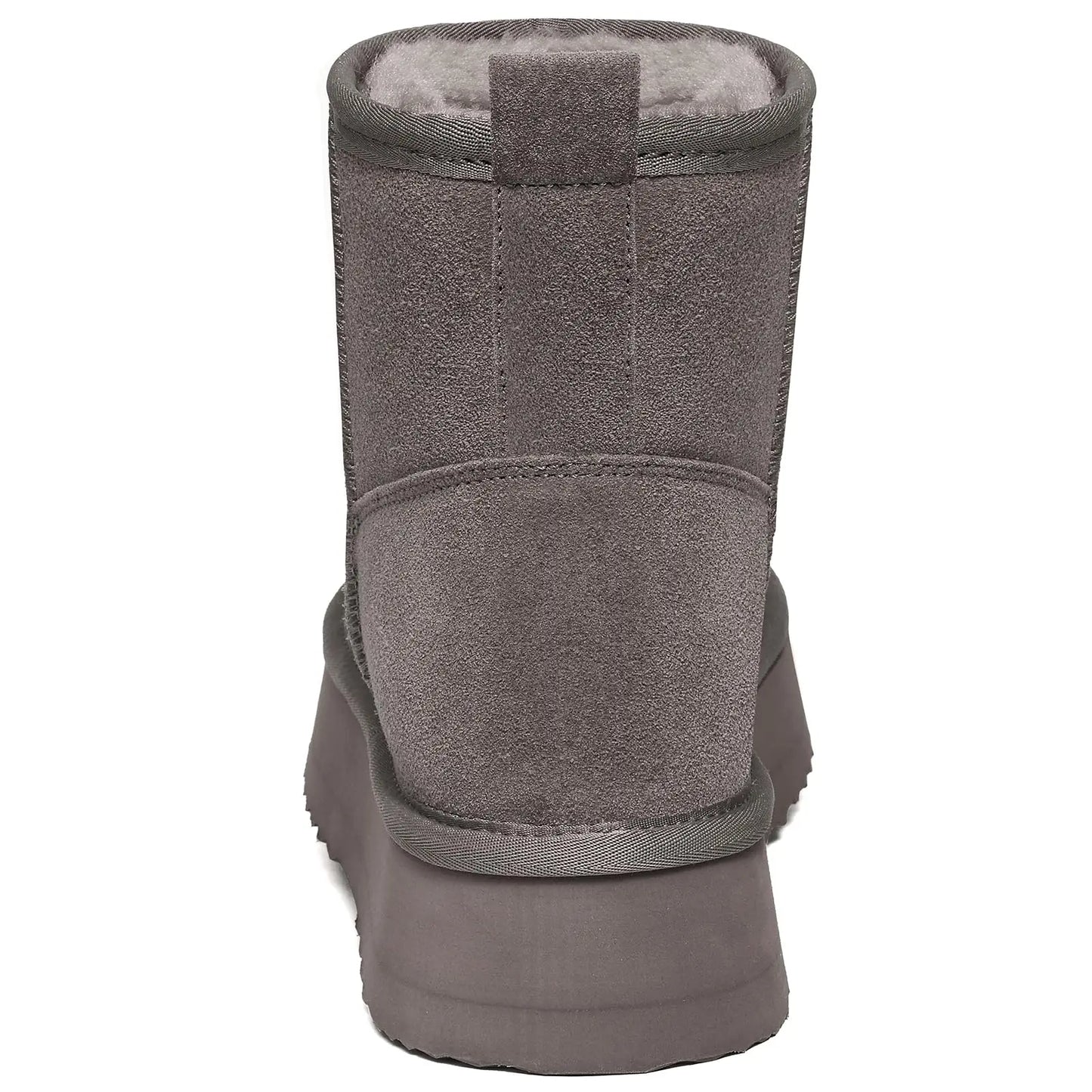 Women’s Warm Mini Mid-Calf Snow Boots – Thick-Bottomed, Fur-Lined Suede, Ultra-Comfortable Winter Shoes