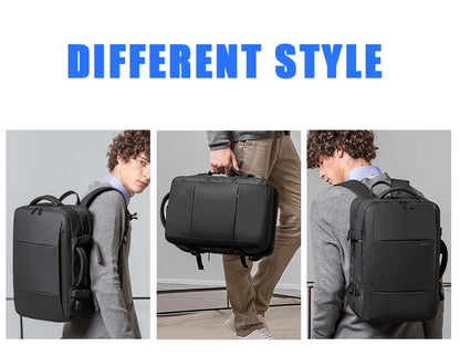 Zaino da viaggio impermeabile espandibile – Adatto 17.3" Laptop – Grande capacità per viaggi e affari &  Outdoor - Unisex