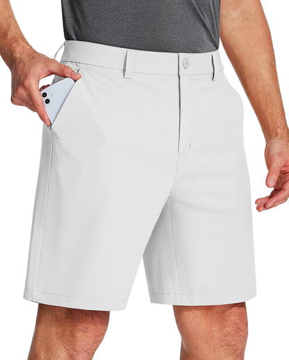 MIAMI TAC -Shorts décontractés et de golf à séchage rapide pour hommes – Stretch & 4 poches