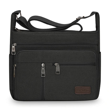Axelväska i canvas (unisex)