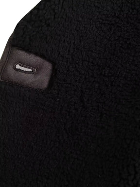Kvinder Tykt Varmt Outwear Kunstlæder Jakker Efterår Vinter Vintage Langærmede Lapel Frakker Mode Dame Streetwear Top