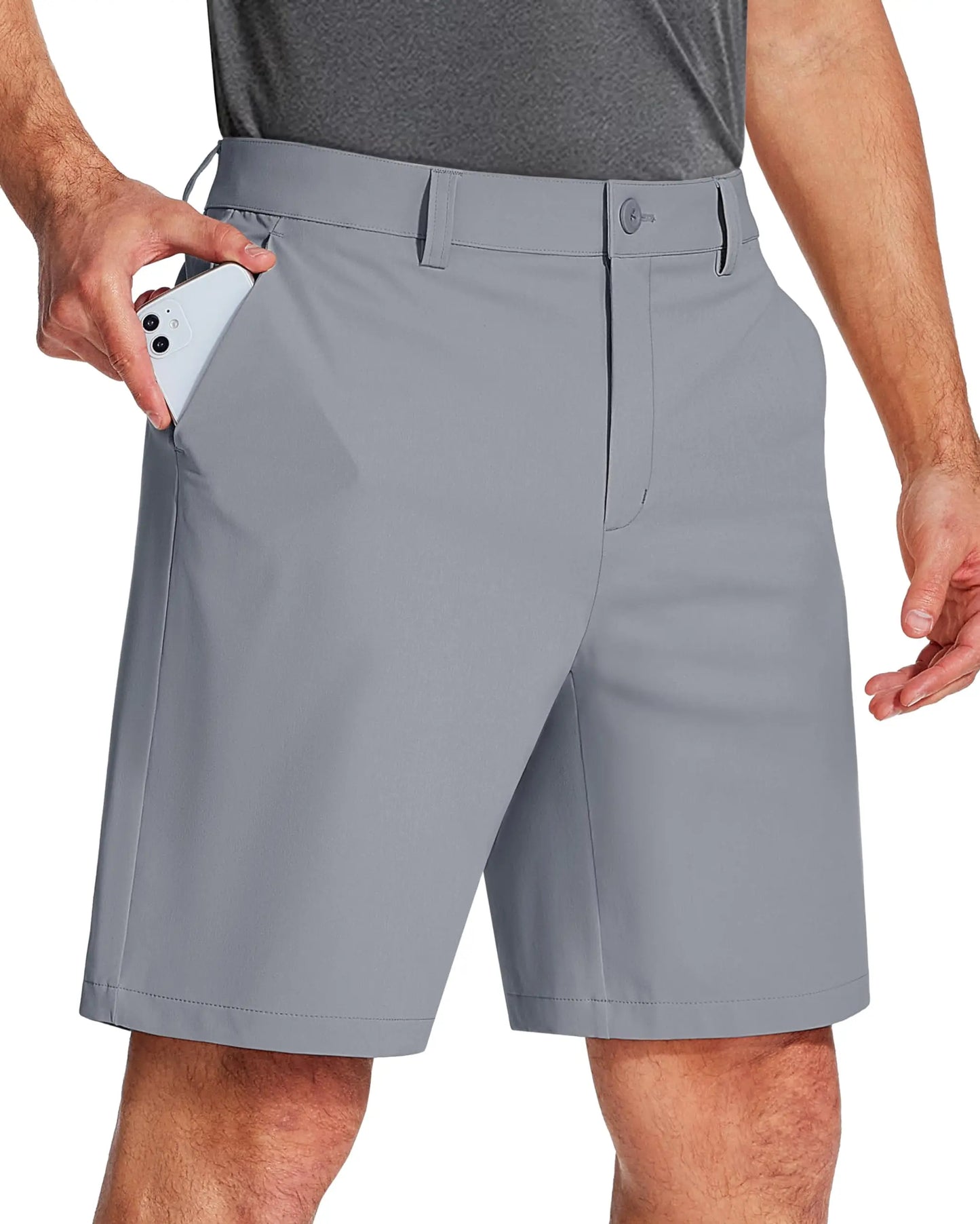 MIAMI TAC -Shorts décontractés et de golf à séchage rapide pour hommes – Stretch & 4 poches