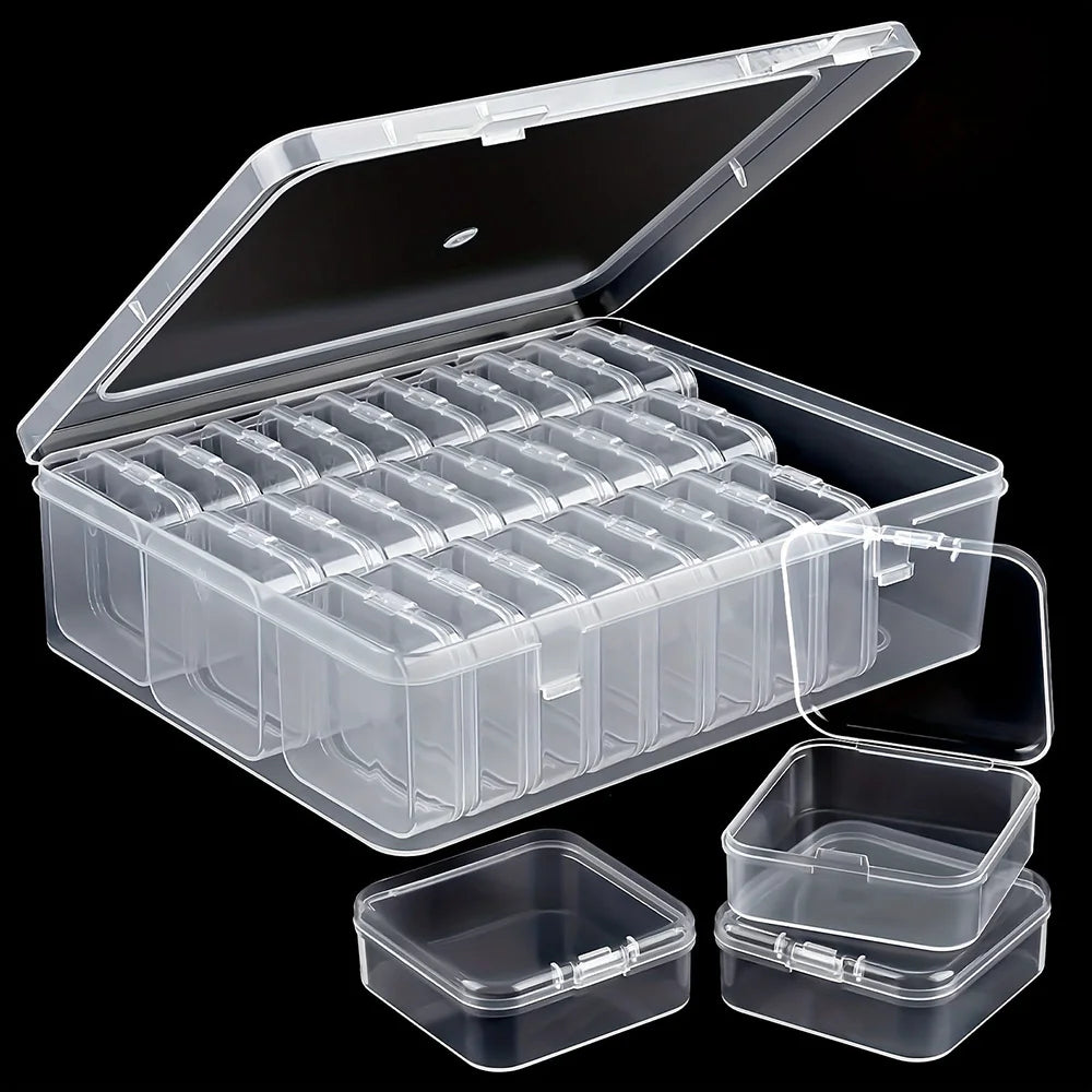 DIY Diamond Painting & Nail Art Organizer – Multifunctional Jewelry & Rhinestone Storage Box