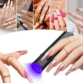 UV LED NAIL LAMP MINI Oplaad UV -nagellicht voor manicure draagbare nageldrogerlamp professionele ultraviolette nagels drooglichten