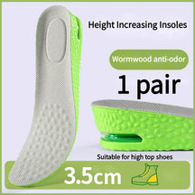 Air Cushion Insoles for Height, Shock Absorption & Odor Control