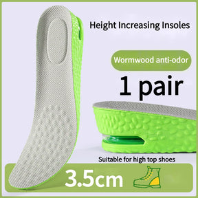 Air Cushion Insoles for Height, Shock Absorption & Odor Control