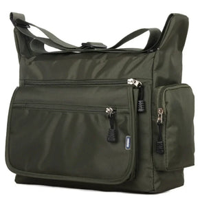 Unisex waterdichte crossbody-schoudertas - lichtgewicht nylon koerierstas voor op kantoor & Reis