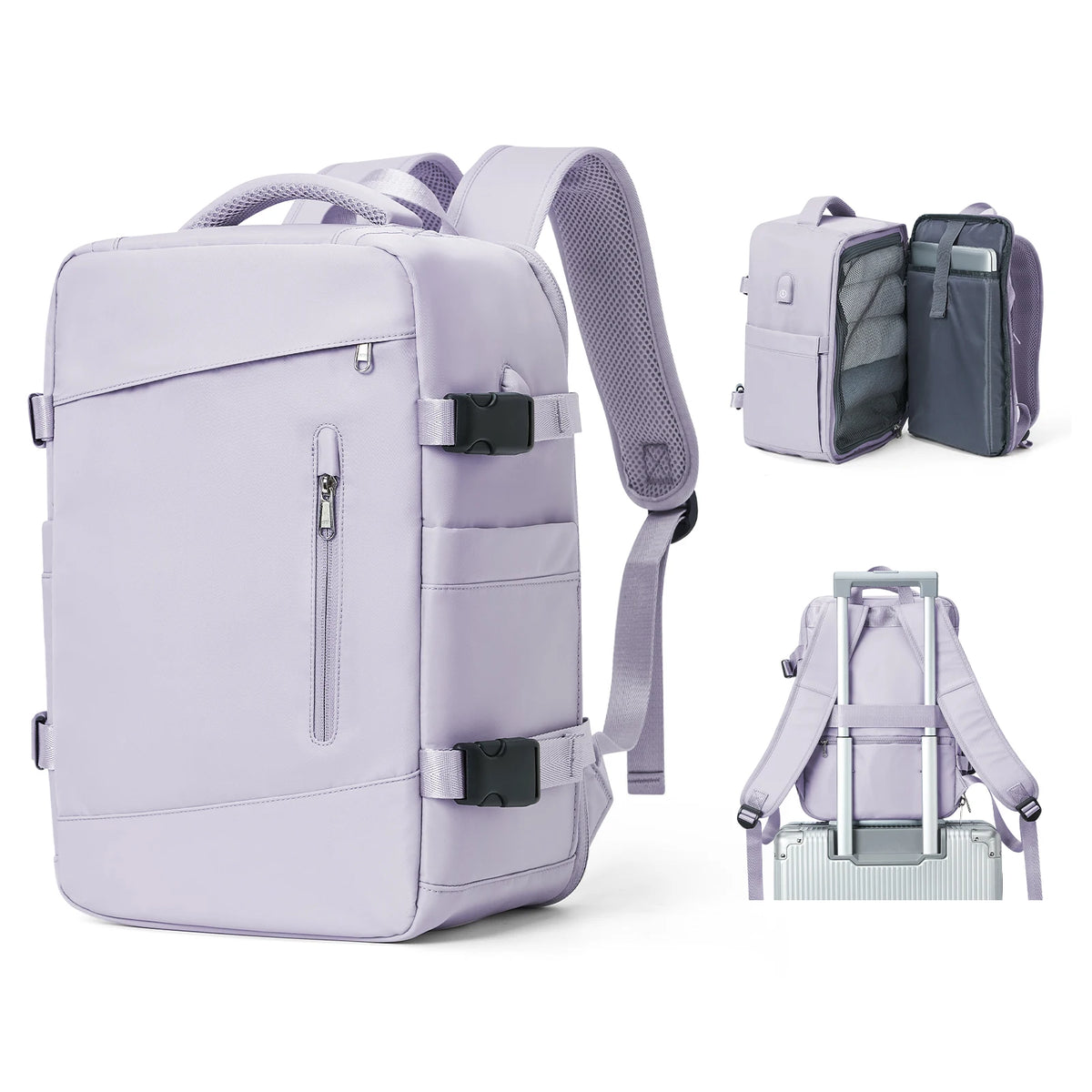 Zaino da viaggio approvato dalla compagnia aerea-borsa da cabina 40x20x25cm per Ryanair e Wizz Air