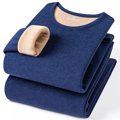 Large Størrelse 8XL Termisk undertøysett for menn Høst Vinter Fritid Ensfarget Long Johns Holder varmen Kaldt vær Termisk klær