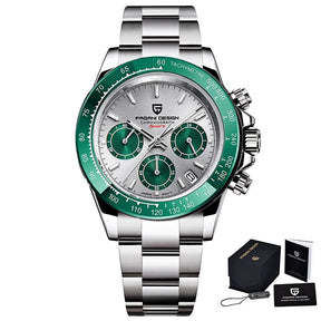 Männer Luxusquarz Chronograph Watch - wasserdicht und geschäftlicher Stil