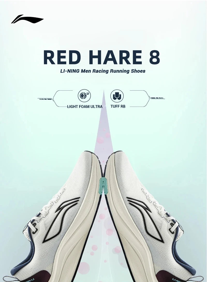 Tekaški copati - RED HARE 8 – Tekaški copati z LAHKO PENO, stabilnim blaženjem in visoko odsevnostjo