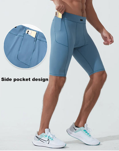 Short de compression pour hommes – Séchage rapide & Coupe extensible