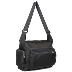 Unisex waterdichte crossbody-schoudertas - lichtgewicht nylon koerierstas voor op kantoor & Reis