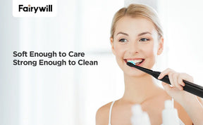 Sonic Electric Toothbrush – USB Rechargeable, Waterproof, with 8 Brush Heads & Travel Case - 100% original product