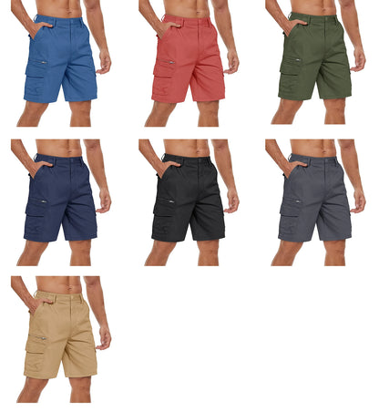 MIAMI DESIGN – TAC Cargo Shorts 97 % bomuld Herre Loose Fit Multi-lommer Retro Outdoor