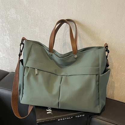 Stylish Nylon Women Tote Bag - Ultra-Light, Extra-Spacious — The Tote Bag That Follows Your Routine Without Weighing You Down