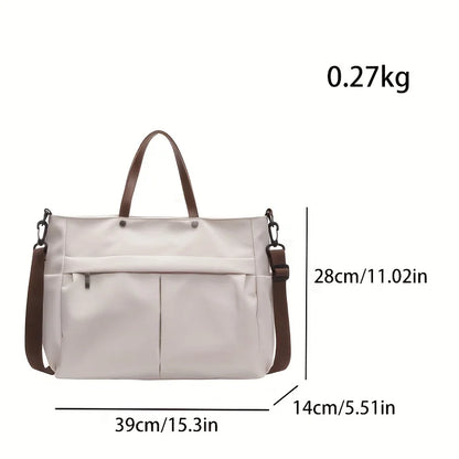 Stylish Nylon Women Tote Bag - Ultra-Light, Extra-Spacious — The Tote Bag That Follows Your Routine Without Weighing You Down