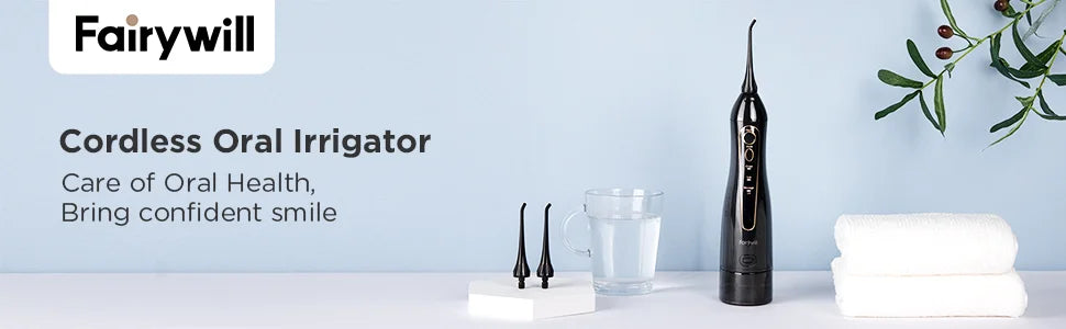 Water Flossers Oral Irrigator- Dental 3 Modes Water Tank for Teeth 300ML Waterproof Teeth Cleaner