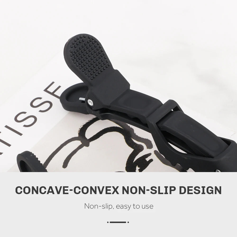 Fermagli per capelli in coccodrillo da 6 pezzi – Morsetti per sezionamento professionali per styling, taglio & Uso in salone