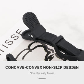 Clip per capelli alligatori a 6 pezzi-morsetti di sezionamento professionale per lo styling, il taglio e l'uso del salone