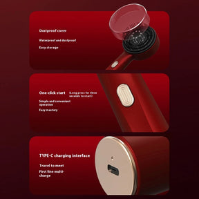 Electric Massage Comb 3 Modes Portable Red Light Laser Comb for Hair Follicle Hair Follicles On The Head Essence Oil Applicator