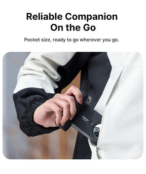 Ulanzi ™ Magsafe smartphone Camera Sluiter Grip Bluetooth Selfie -handvat als camerafoto -stabilisator Verticale horizontale shoot