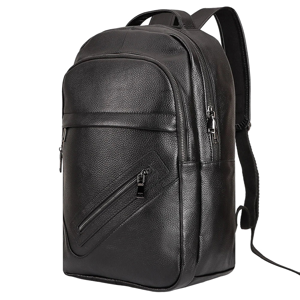 Genuine Leather Unisex Backpack – Elegance Meets Everyday Function