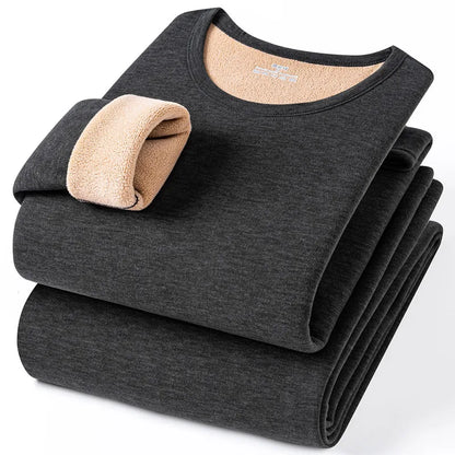 Large Størrelse 8XL Termisk undertøysett for menn Høst Vinter Fritid Ensfarget Long Johns Holder varmen Kaldt vær Termisk klær