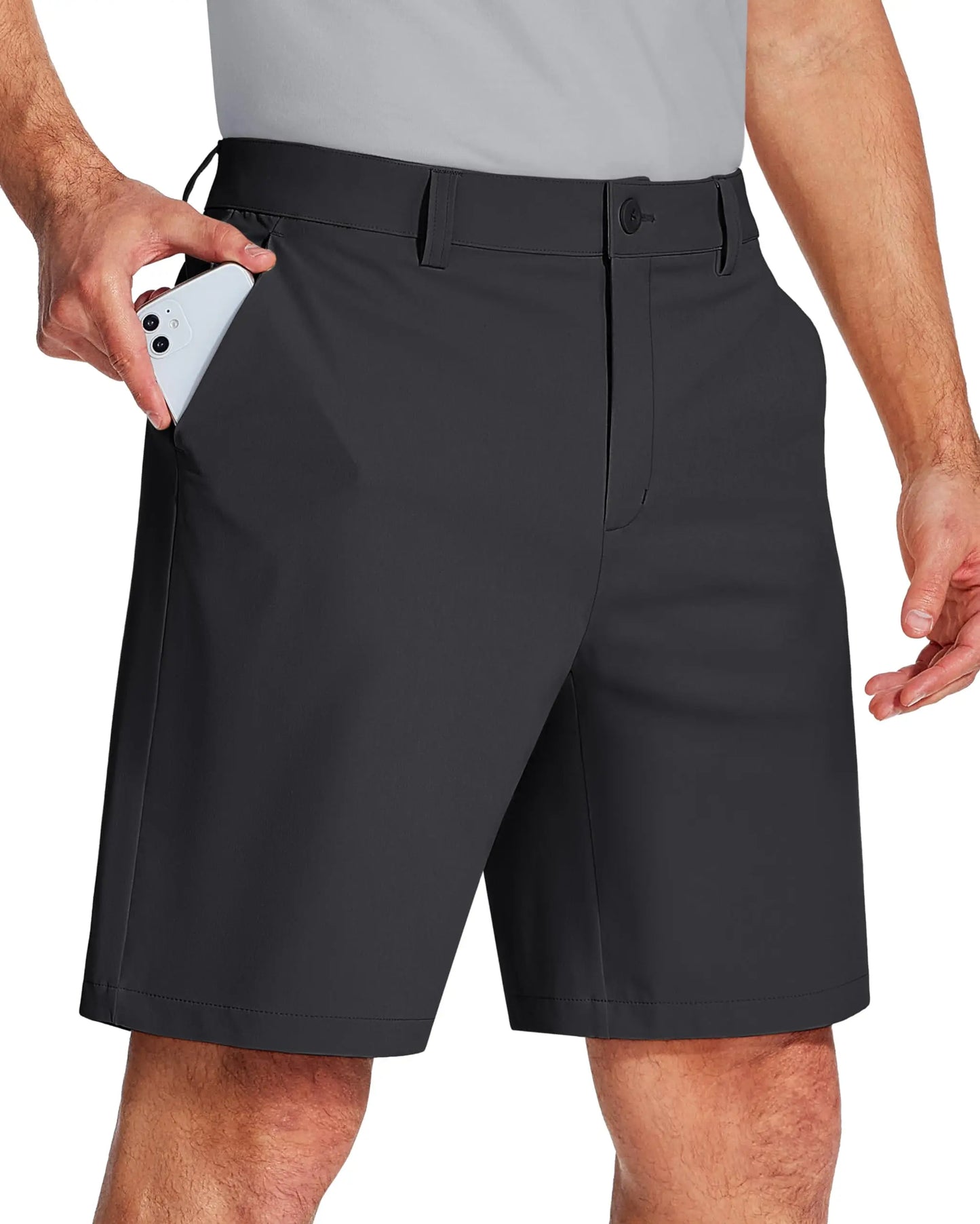 MIAMI TAC -Shorts décontractés et de golf à séchage rapide pour hommes – Stretch & 4 poches