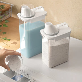 1100/1800/2300 ml de buanderie rechargeable ou distributeur de distributeur de distributeur réservoir vide pour conteneur de rangement avec étiquettes