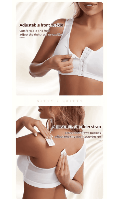 Lift-Up Sports BH med frontstängning & Ryggstöd – S-5XL