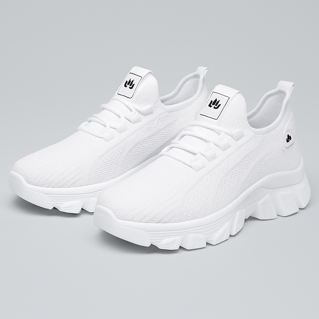 Forårsstrikkede sko til kvinder Lette åndbare morsko Plus Size Komfort Skridsikker afslappet flad sål Slip-On
