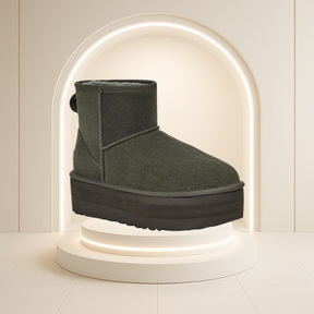 Classic Mini Platform Boot – The Most Desired Leather Boot of the Season + Free Shipping to Europe+ Free Gift + Last Units