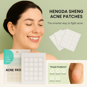 30 PCs Unsichtbare Hydrocolloid-Akne-Flecken-wasserdichte Pickelentferner, Anti-Acne-Spot-Behandlung, Narbenkorrektor und Hautreparaturaufkleber