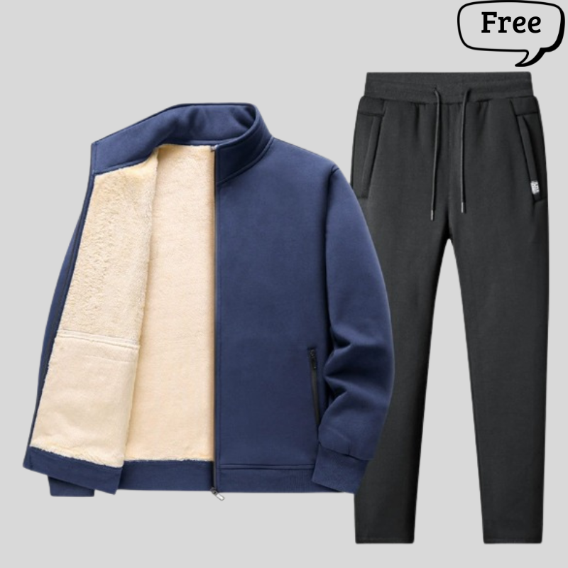 Termisk fleece-foret sæt til mænd