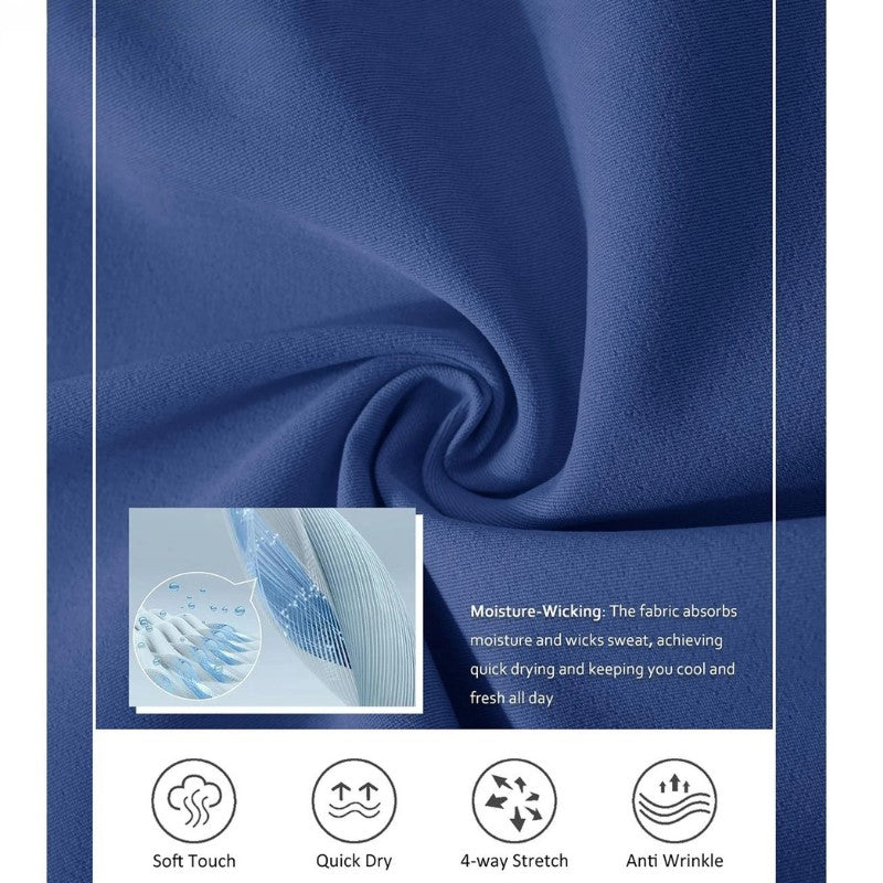 MIAMI TAC -Shorts décontractés et de golf à séchage rapide pour hommes – Stretch & 4 poches
