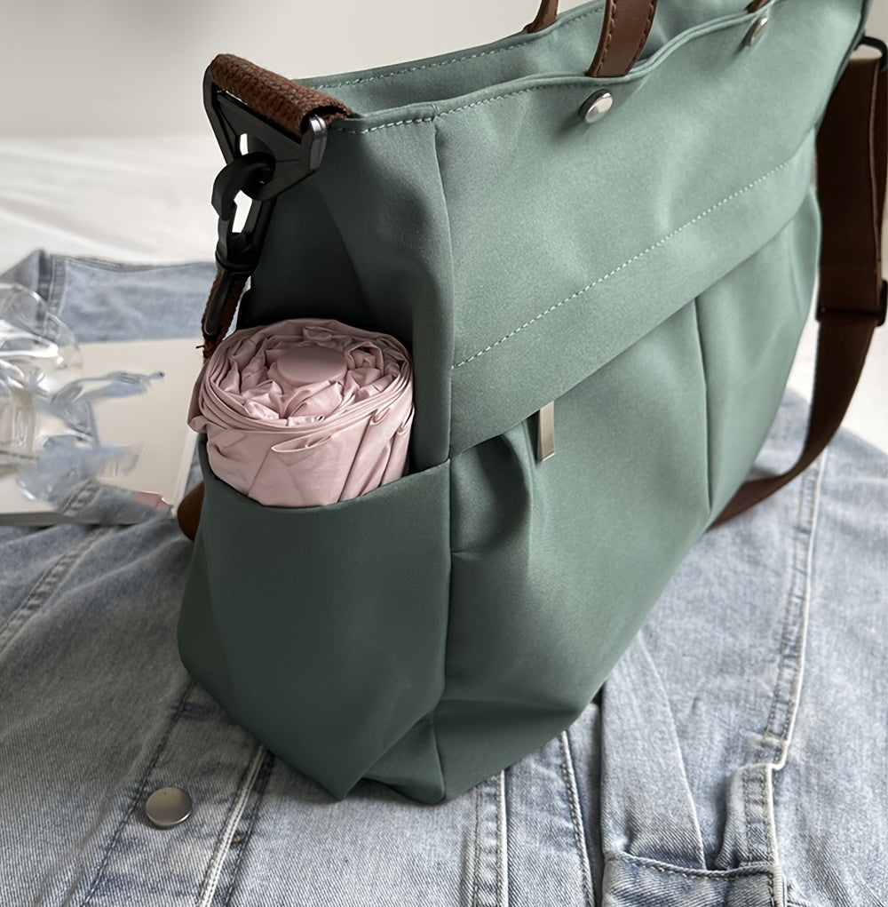 Stylish Nylon Women Tote Bag - Ultra-Light, Extra-Spacious — The Tote Bag That Follows Your Routine Without Weighing You Down